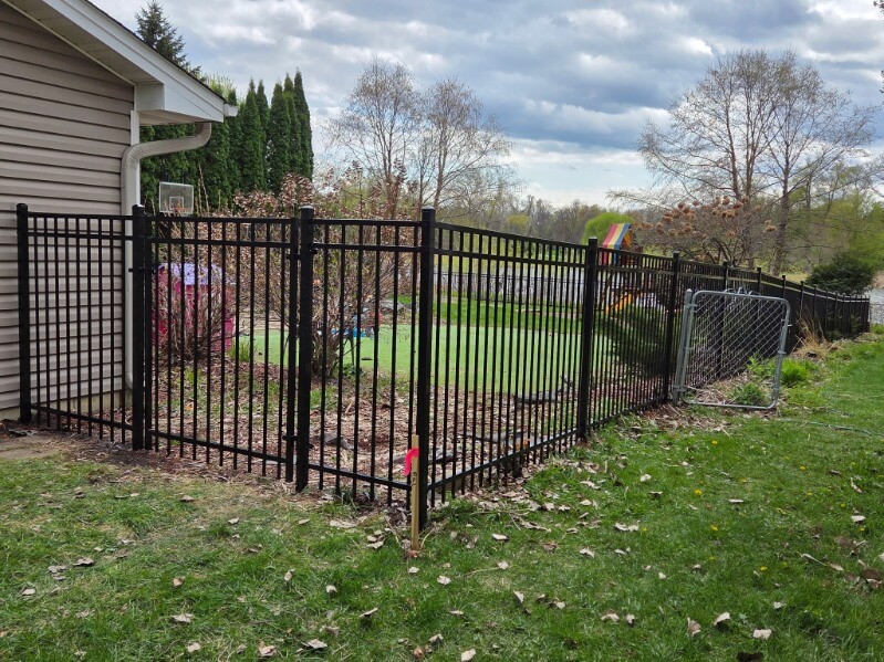 5 ft Black Ornamental Fence in Maple Grove MN
