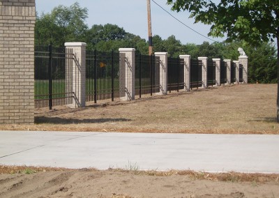 Ornamental Picket With Columns