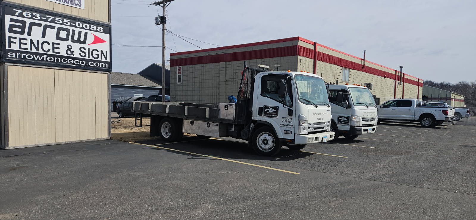 Arrow Fence Co East Bethel MN Trucks