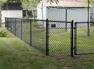 Isanti Black Chainlink Fence