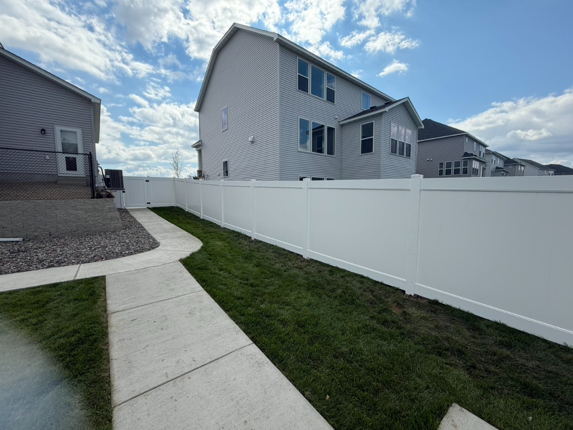 Blaine White Vinyl Privacy Fence Blaine White Vinyl Privacy Fence