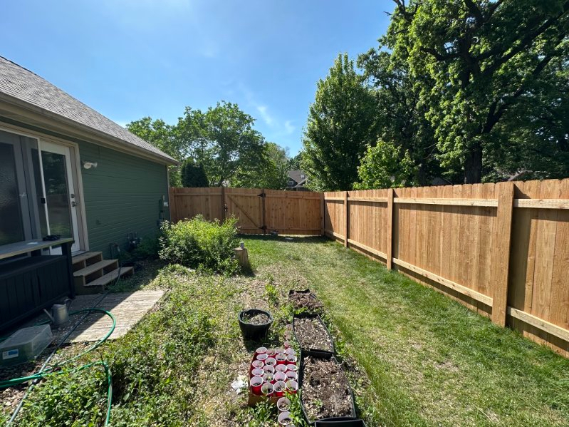 Cedar Backyard Privacy Fence in Blaine MN