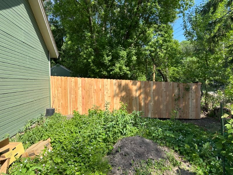 Cedar Privacy Fence in Blaine MN Cedar Privacy Fence in Blaine MN