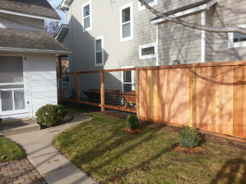 Minnesota Backyard Fence