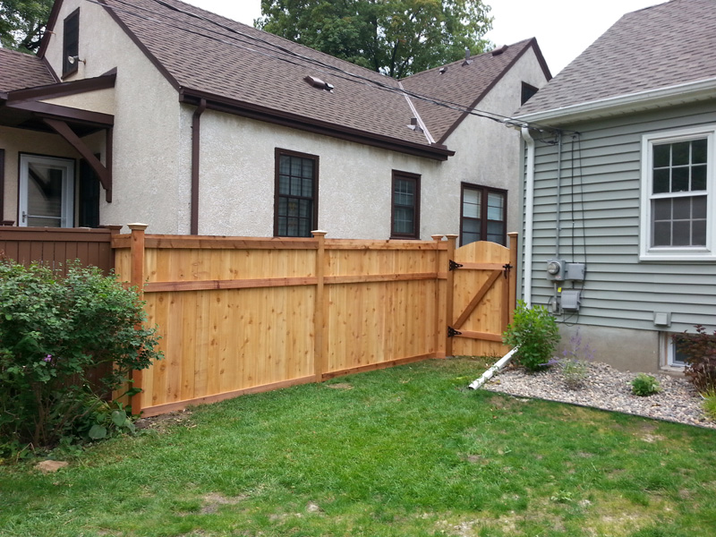 Wood Fence Installation Company Blaine Minnesota