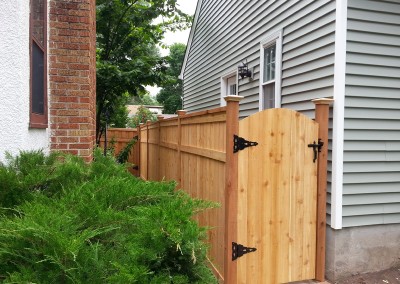 Framed Arched Walk Gate