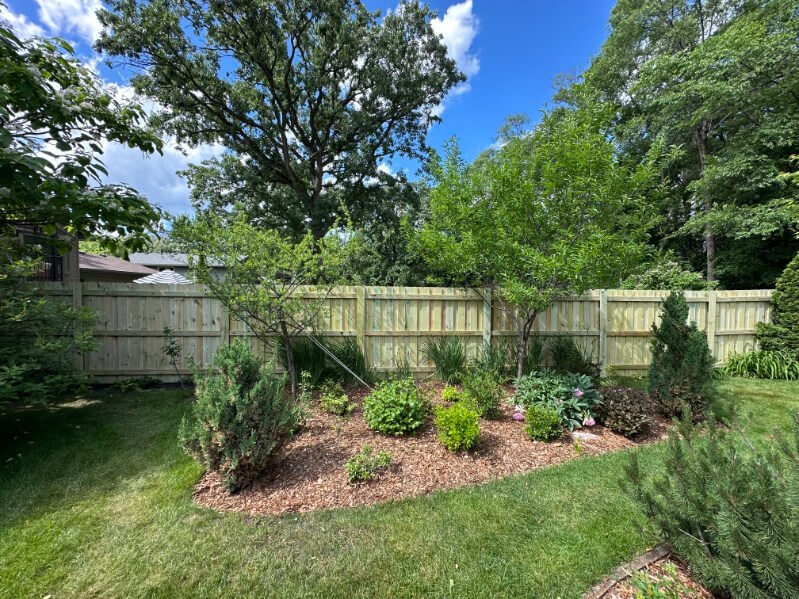 Green Treated Privacy Fence in Mounds View MN by Arrow Fence Co Green Treated Privacy Fence in Mounds View MN by Arrow Fence Co