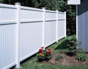 Maintenance Free Vinyl Semi-Privacy Fence