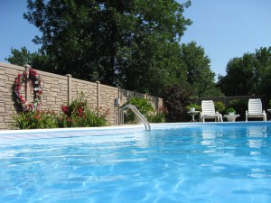 Pool Vinyl Privacy Fence Blaine MN