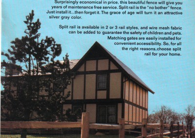 Split Rail Advert