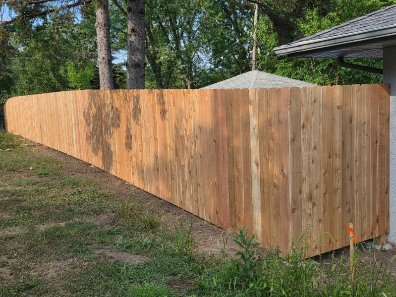 Wood Privacy Fence Installation Ham Lake MN