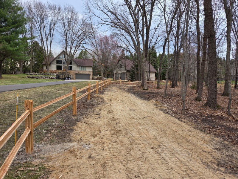 Cedar Split Rail Fence Columbus MN