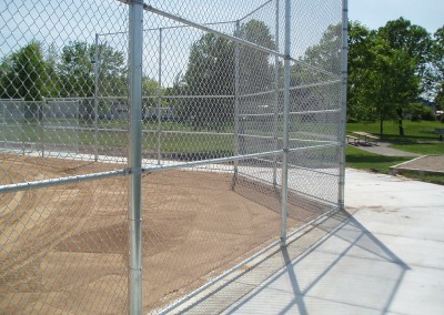 Chain Link Fence for Commercial Backstop