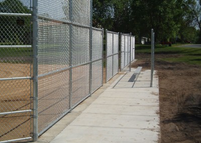 Chain Link Fence for Commercial Baseline