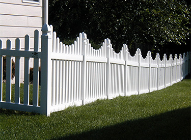 Maintenance Free Vinyl Picket Fence