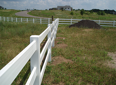 Maintenance Free Vinyl Ranch Style Fence