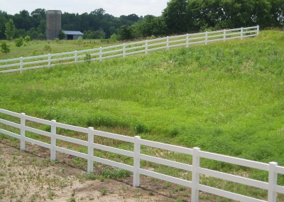 Vinyl Ranch Style Fencing