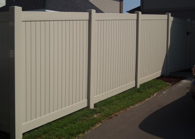 Vinyl Tongue and Groove Fence