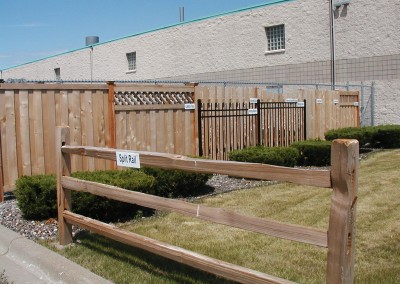 Wooden Fence Display